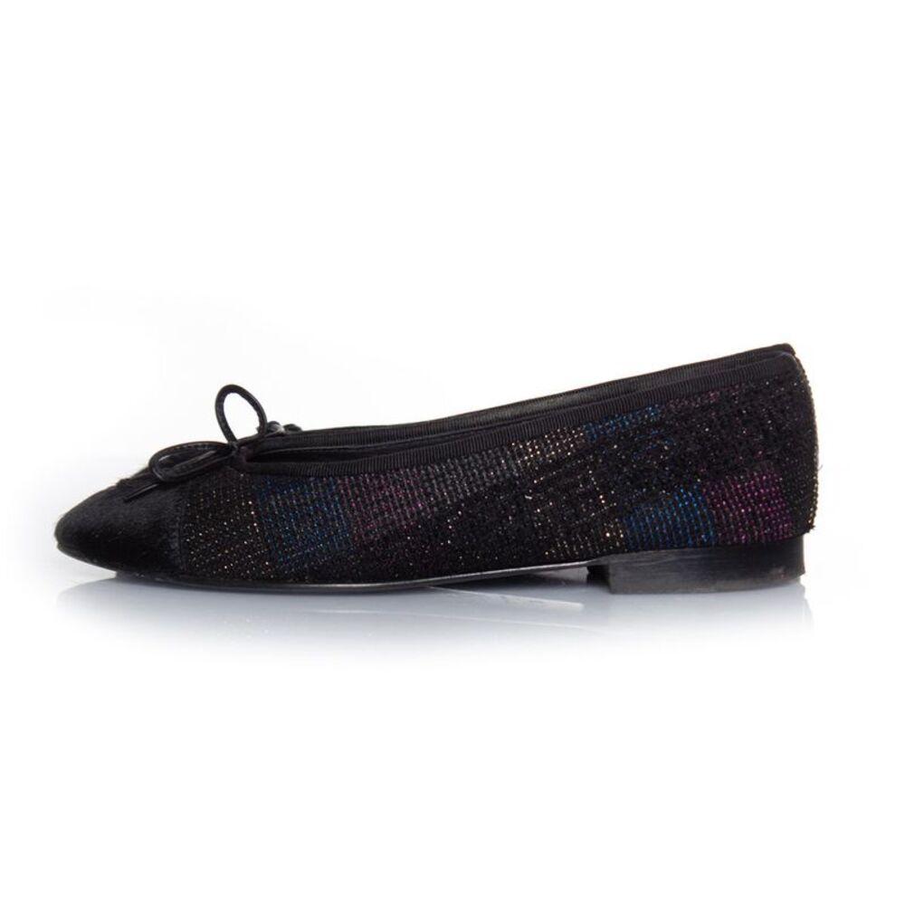 Chanel ponyskin and lurex ballerina - Picture 2 of 7
